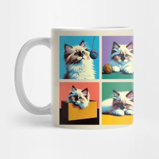 Ragdoll Pop Art - Cute Kitties Mug